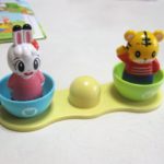 こどもちゃれんじ紹介プレゼントでくるくるコーヒーカップをもらいました♪