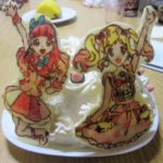 キャラチョコでアイカツアイスケーキを作ってみました♪